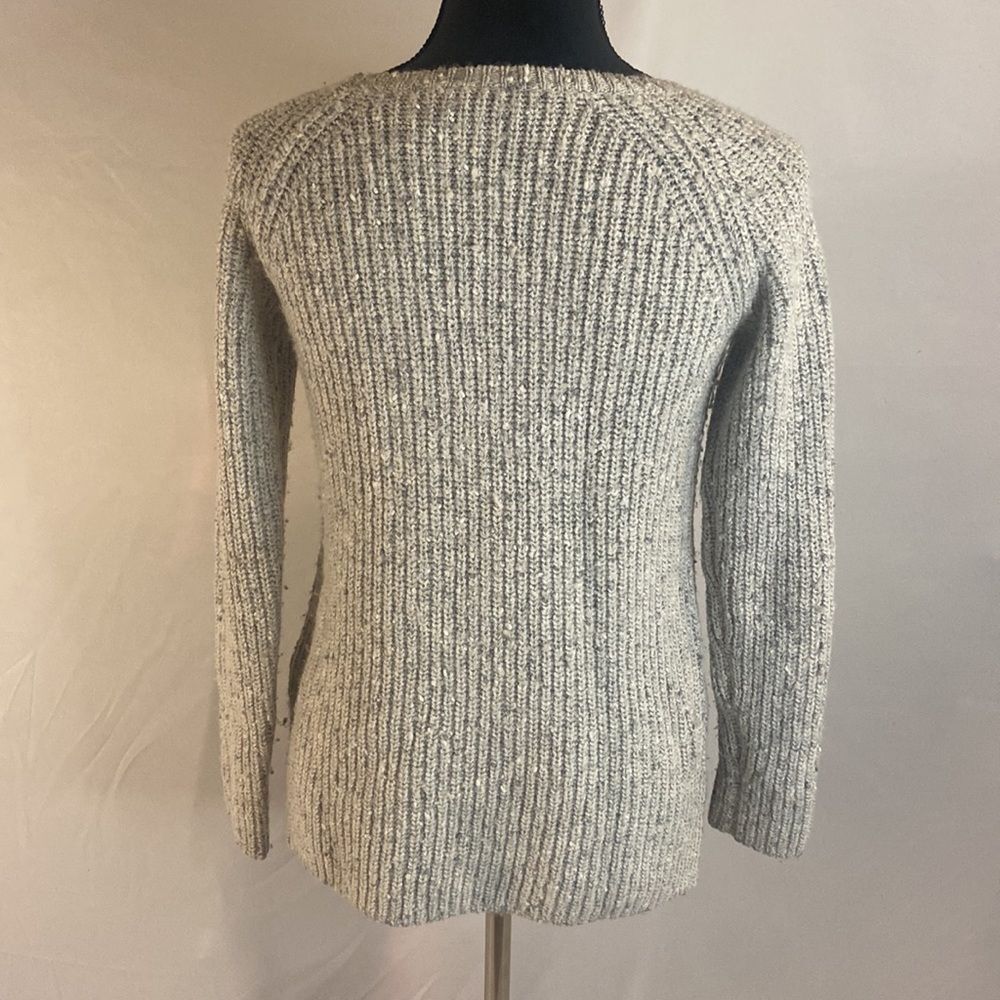Ann Taylor Gary Chunky Knit Wool Blend Sweater - Picture 2 of 5